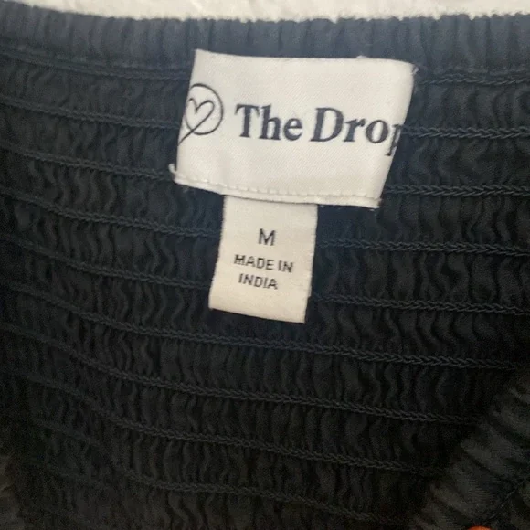 Black ruffle midi dress - Picture 5 of 6